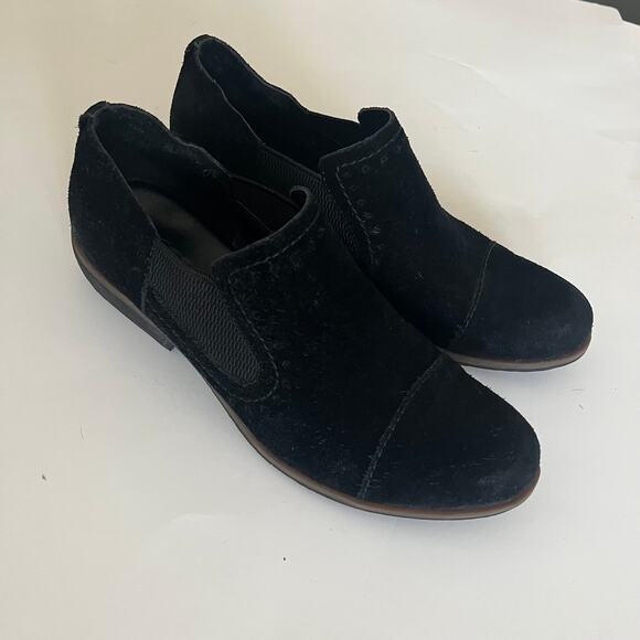 Korks Kork-Ease 'Gertrude' Women's 7.5M Black Suede Slip On Comfort Shoe - Picture 5 of 7